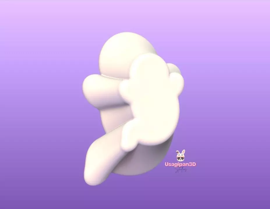 Little Ghost Pot 3D print model_3