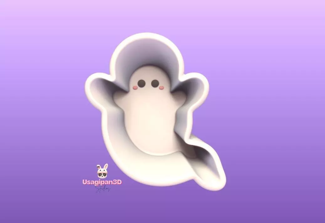 Little Ghost Pot 3D print model_1