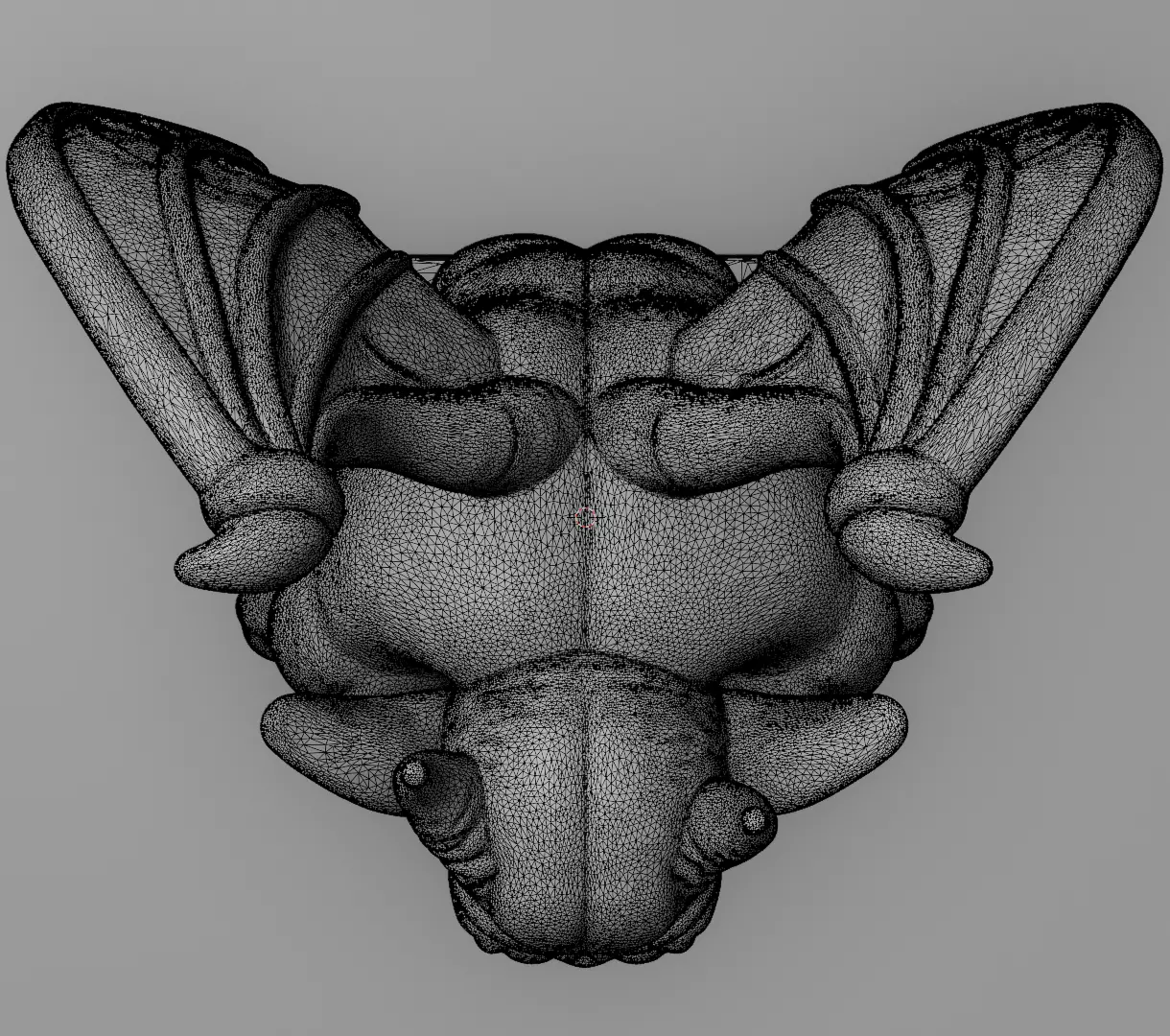Gargoyle  figurine 3D model for 3D Printable  3D print model_13