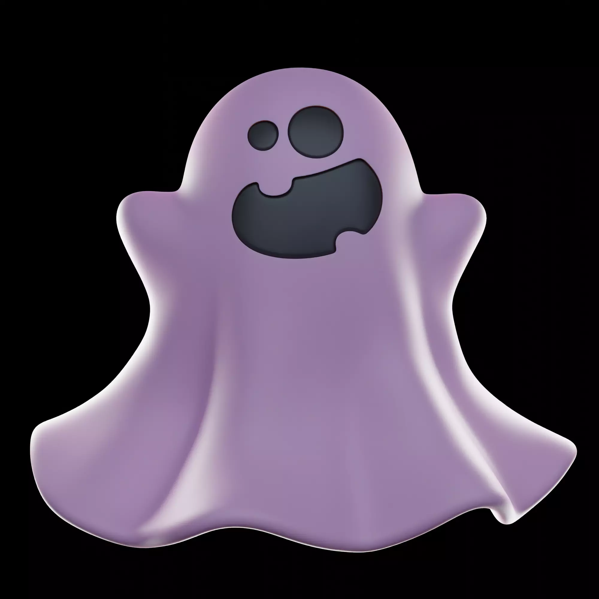 Halloween ghosts set 3D print model_6