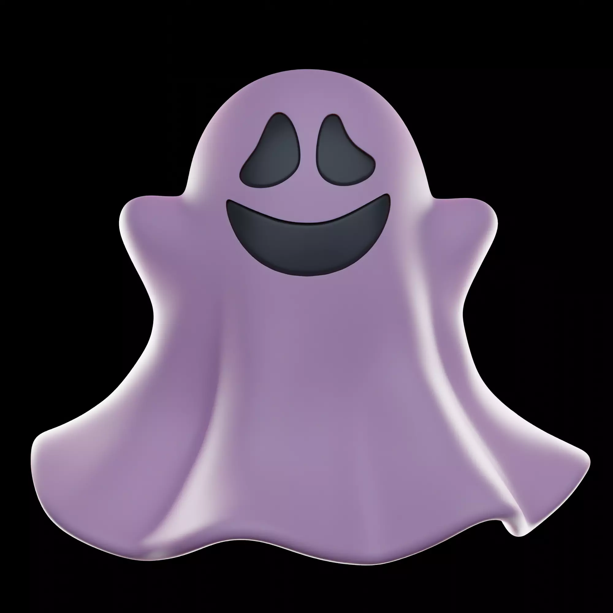 Halloween ghosts set 3D print model_8