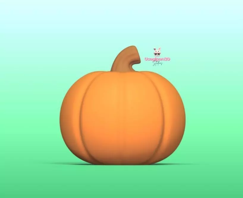 Funny Pumpkin 3D print model_4