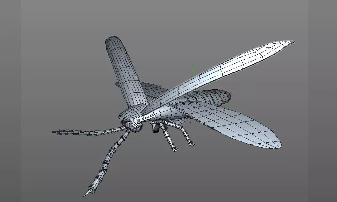Firefly Insect Low-poly 3D model_10