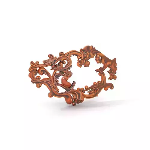 Baroque Cherub Ornament model pack