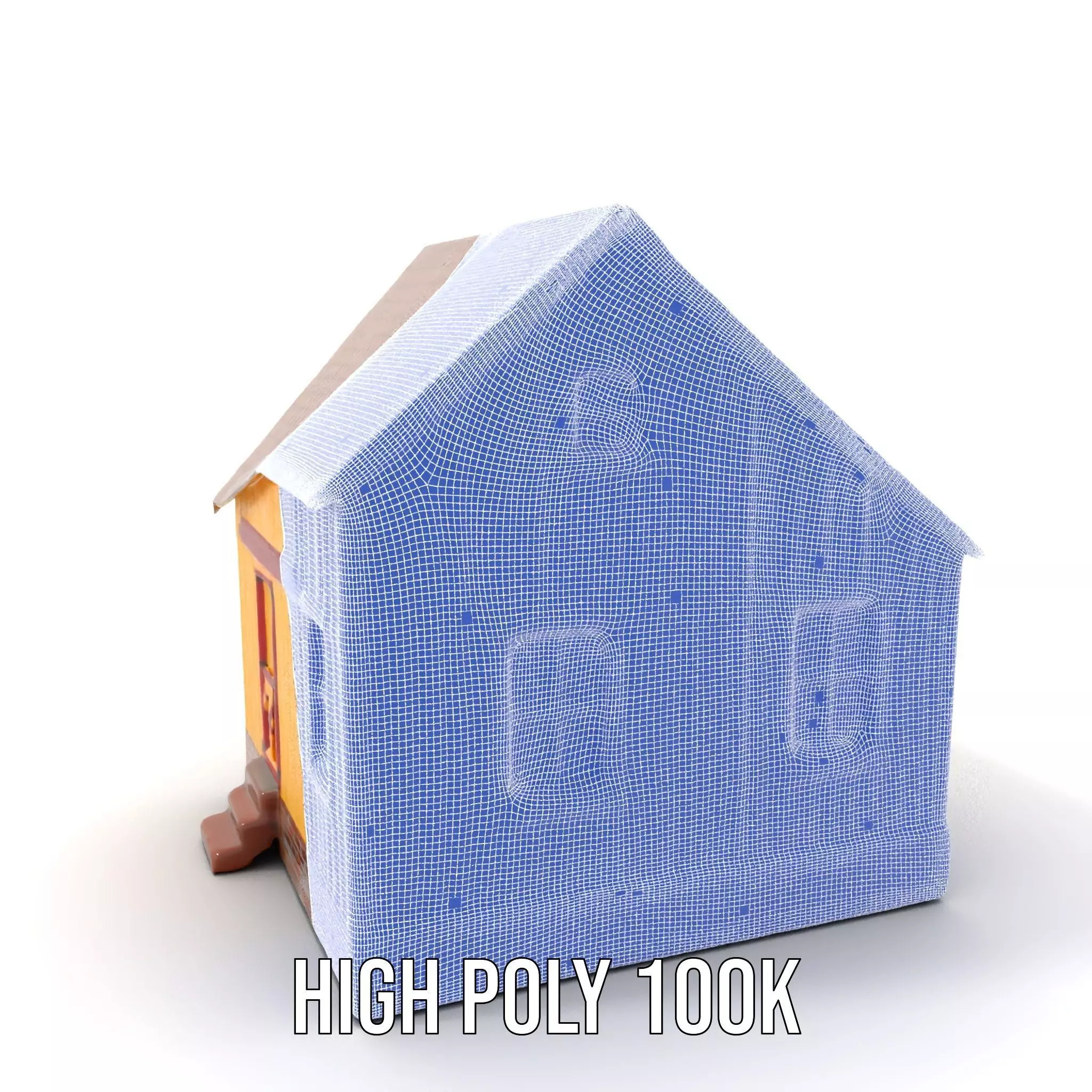 Sunny Cottage model pack Low-poly 3D model_5