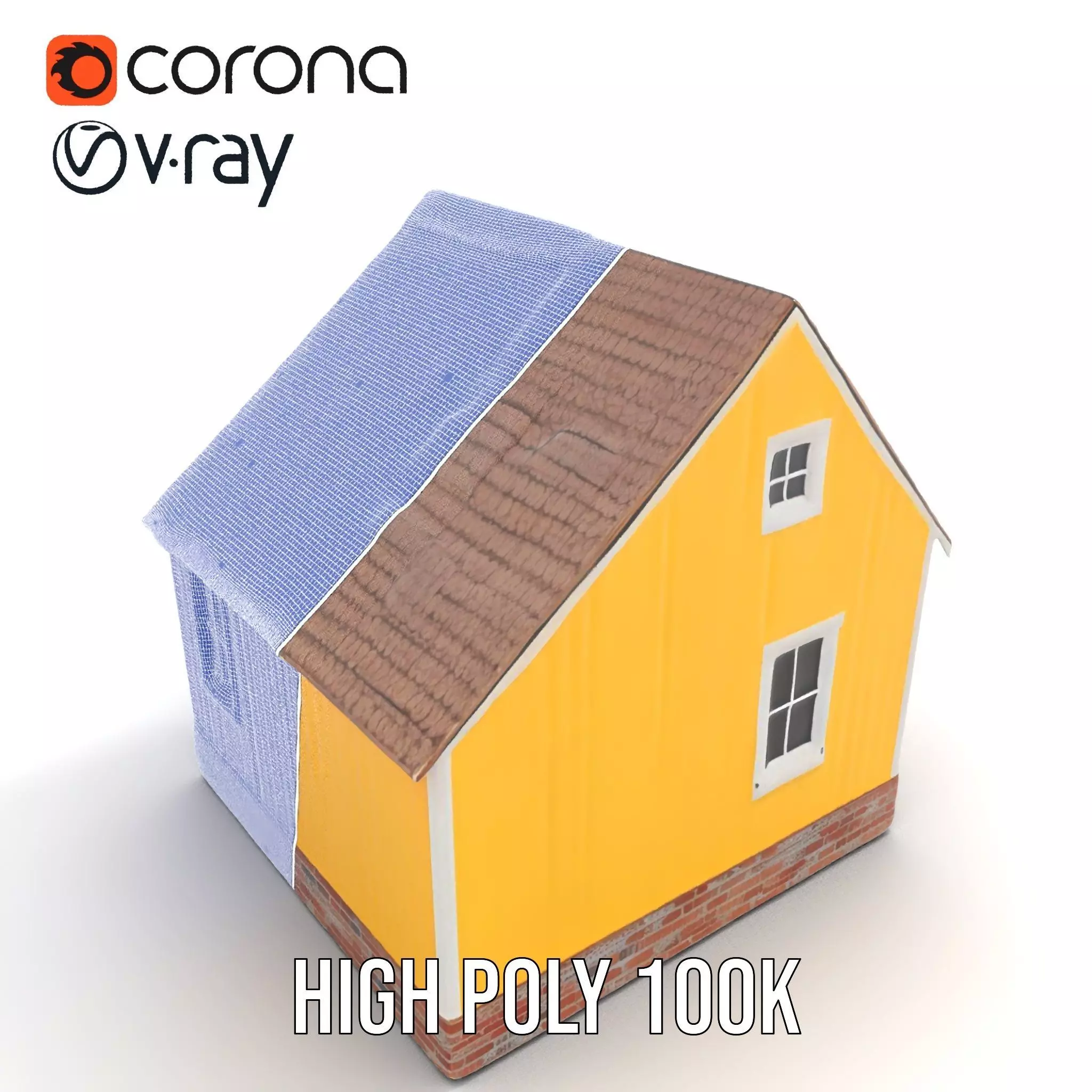 Sunny Cottage model pack Low-poly 3D model_23