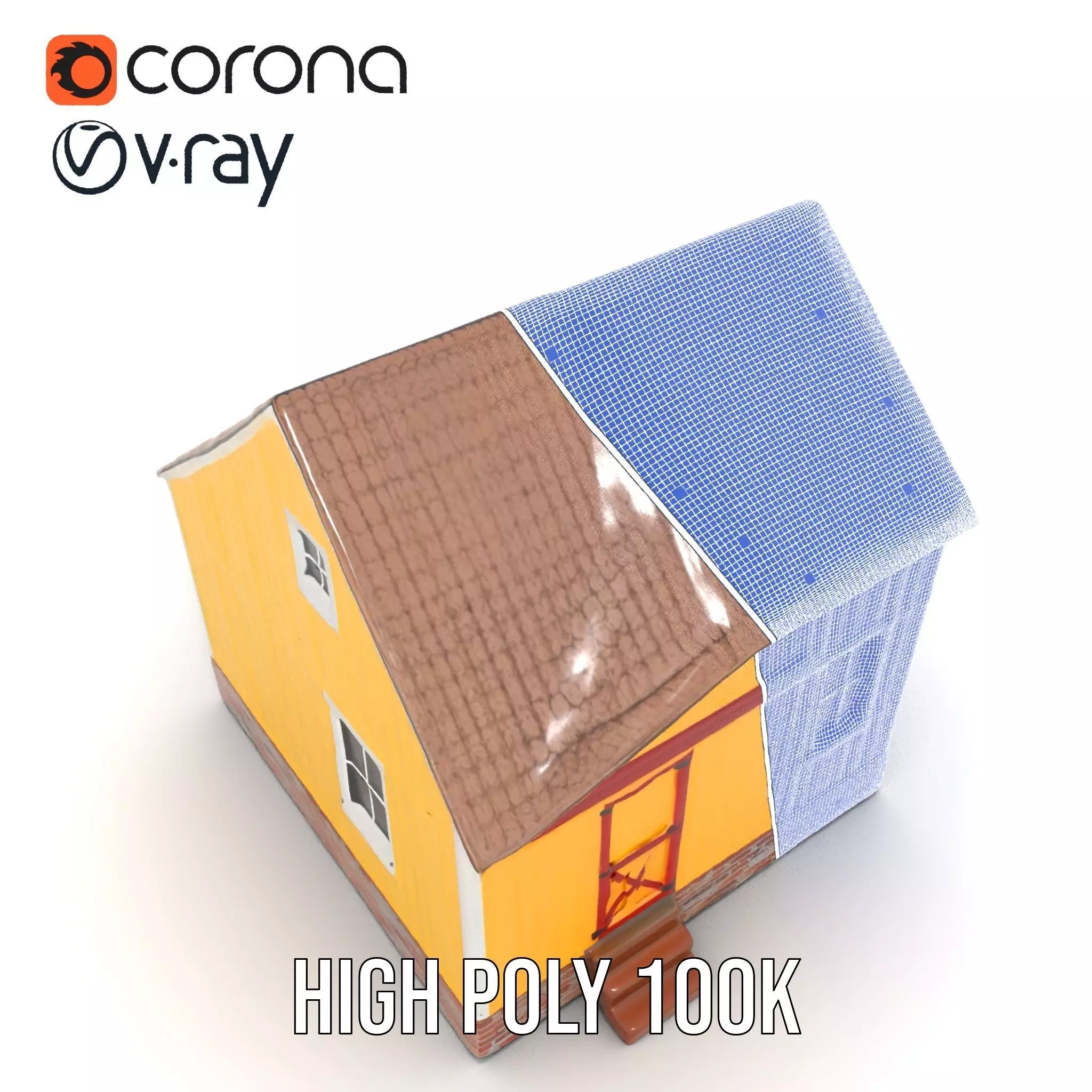 Sunny Cottage model pack Low-poly 3D model_33