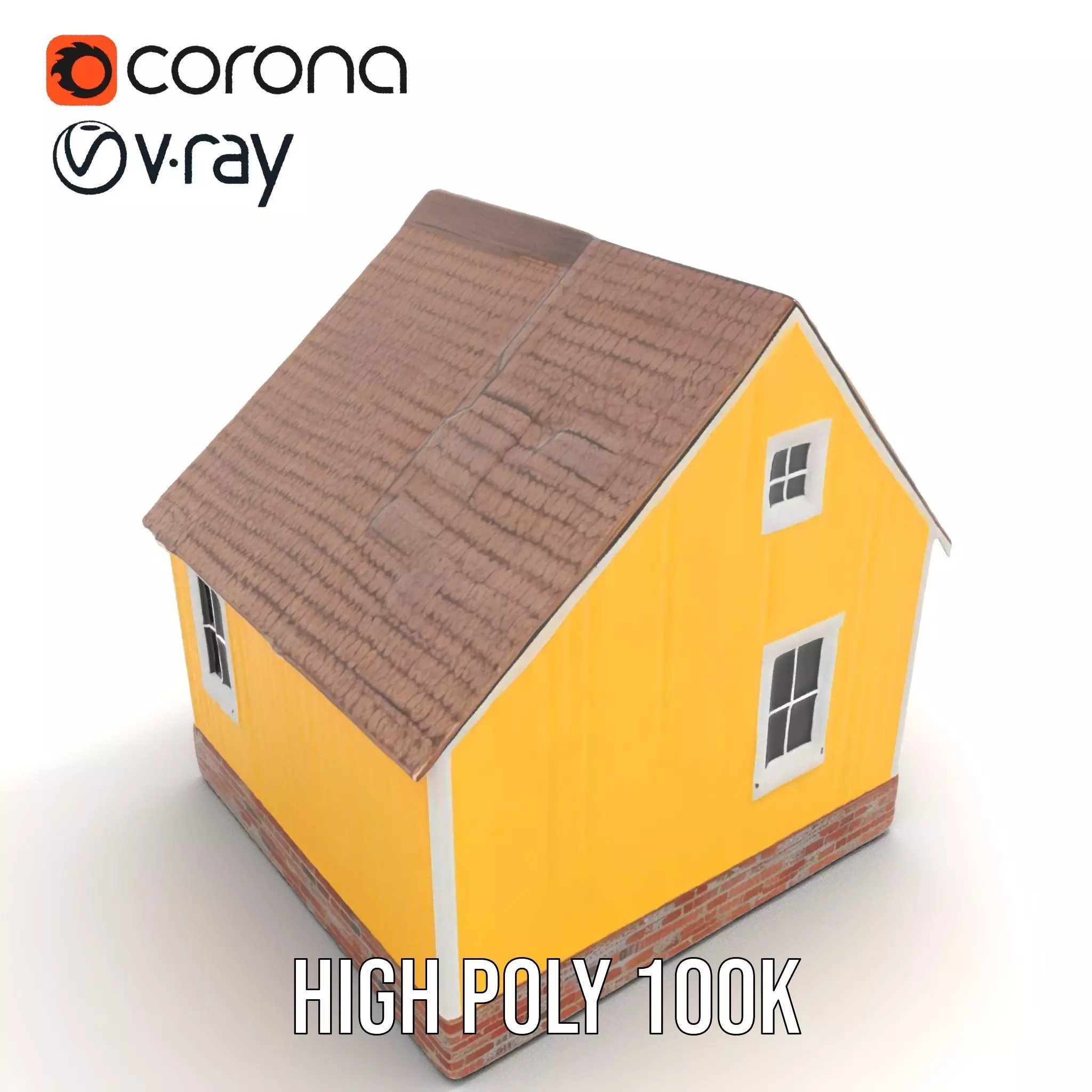 Sunny Cottage model pack Low-poly 3D model_26