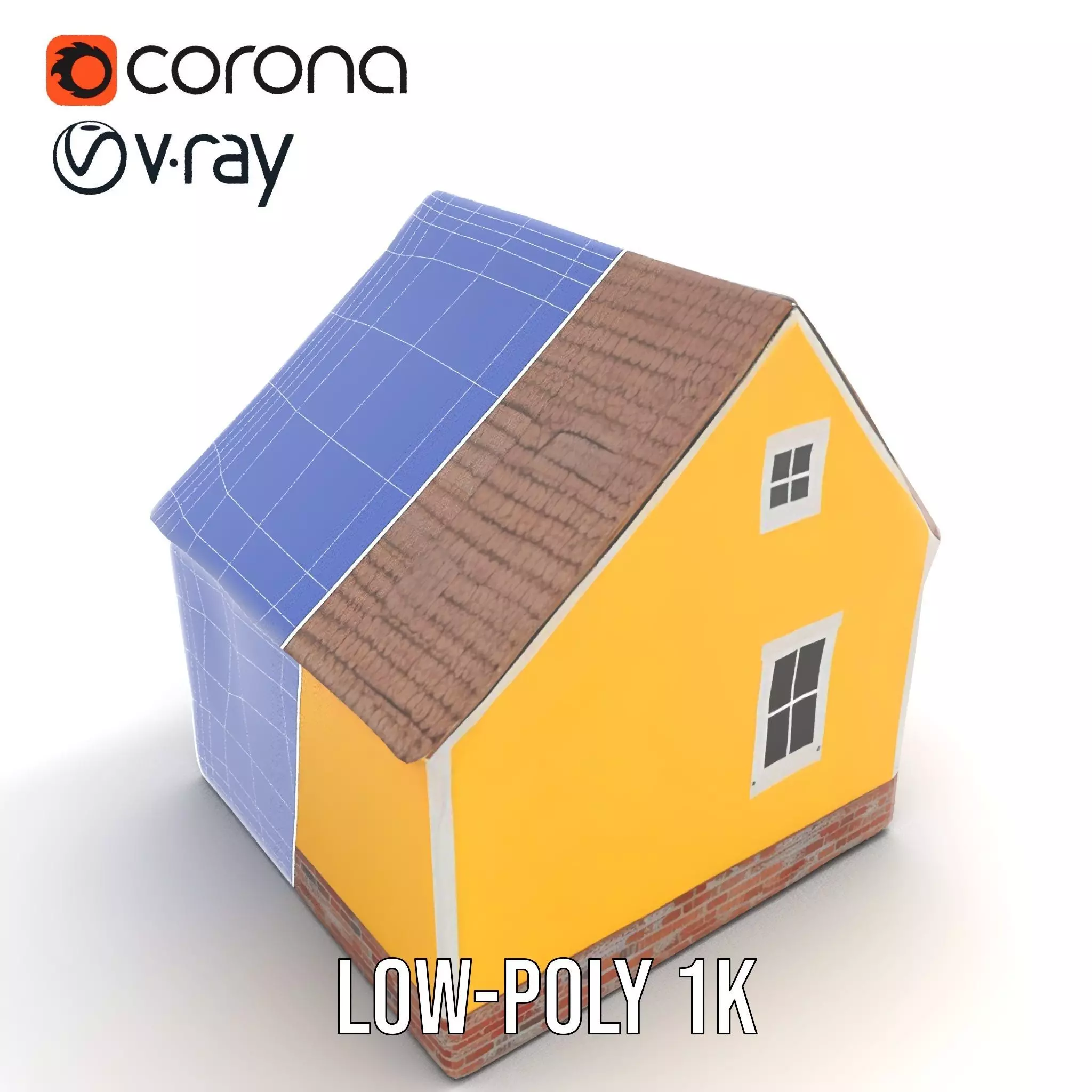 Sunny Cottage model pack Low-poly 3D model_22