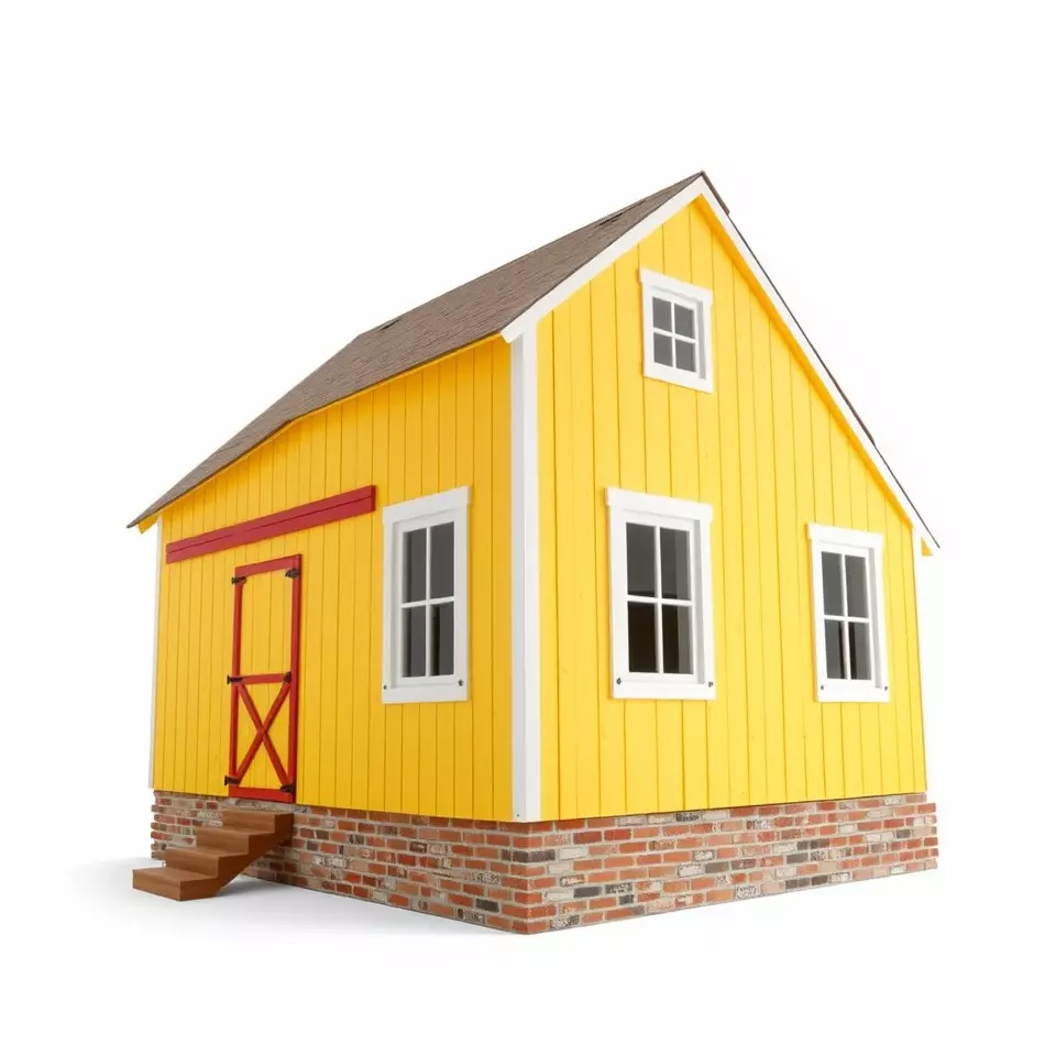 Sunny Cottage model pack Low-poly 3D model_3