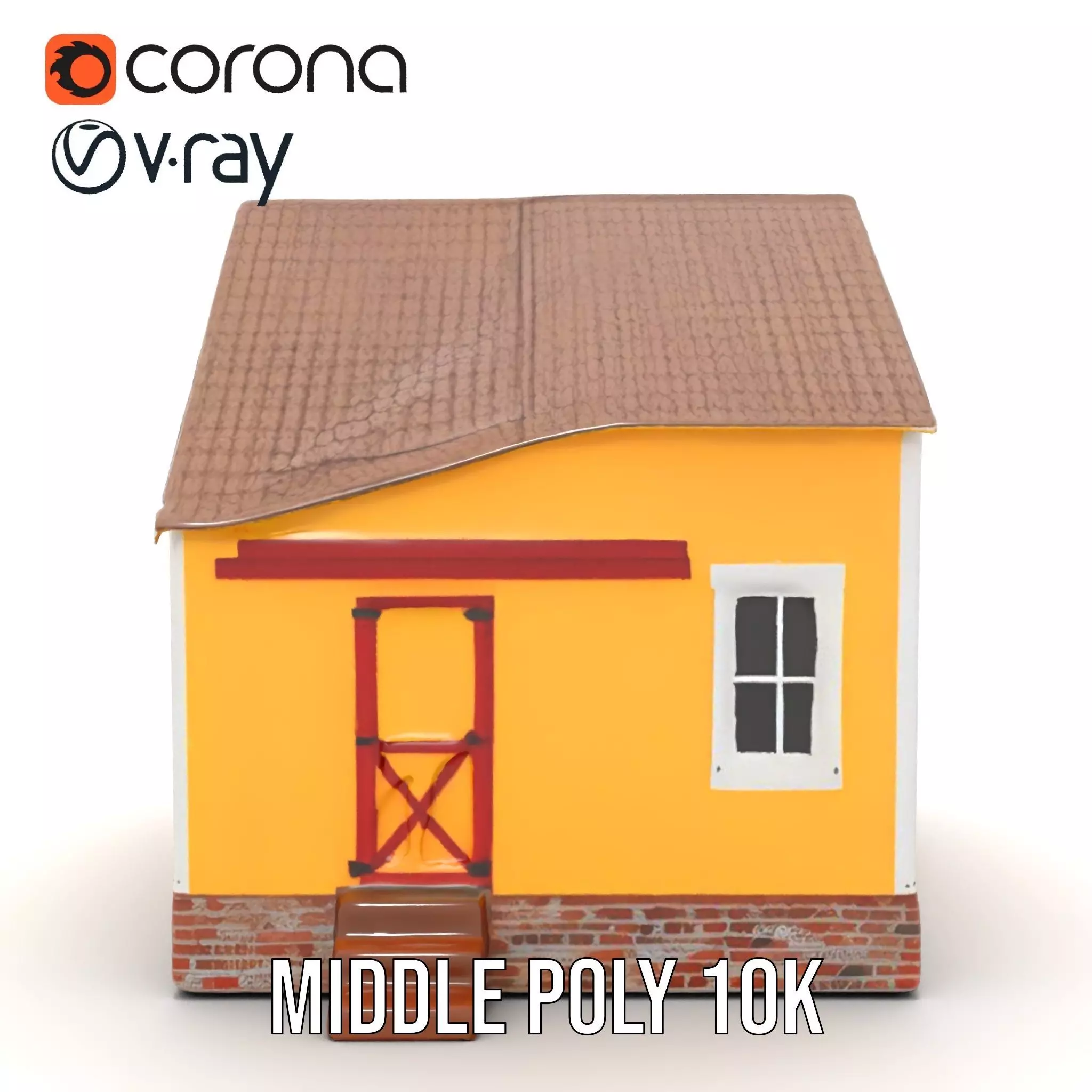 Sunny Cottage model pack Low-poly 3D model_21