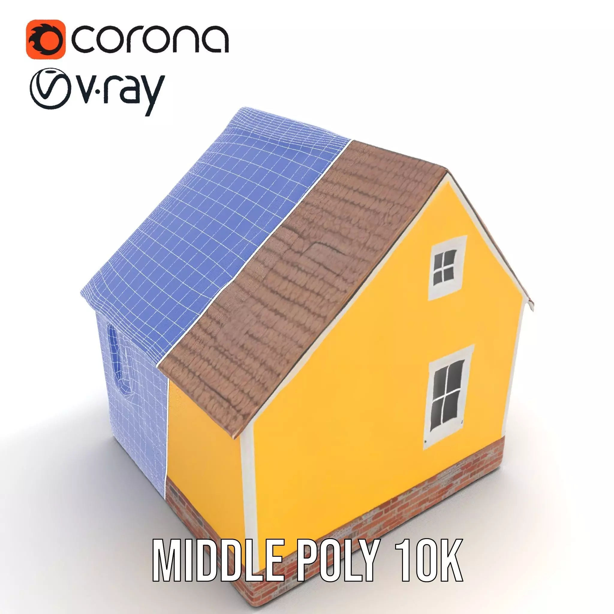 Sunny Cottage model pack Low-poly 3D model_24