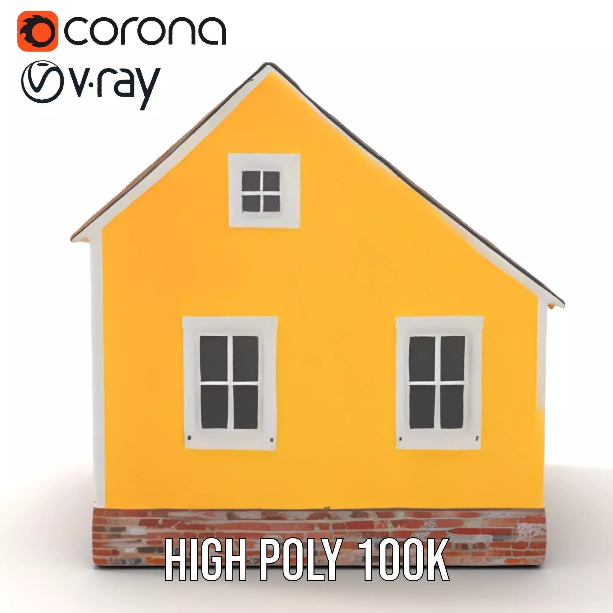 Sunny Cottage model pack Low-poly 3D model_29