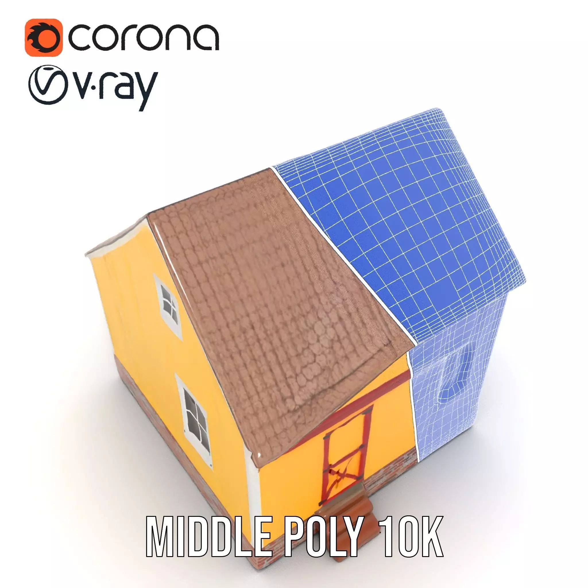 Sunny Cottage model pack Low-poly 3D model_30