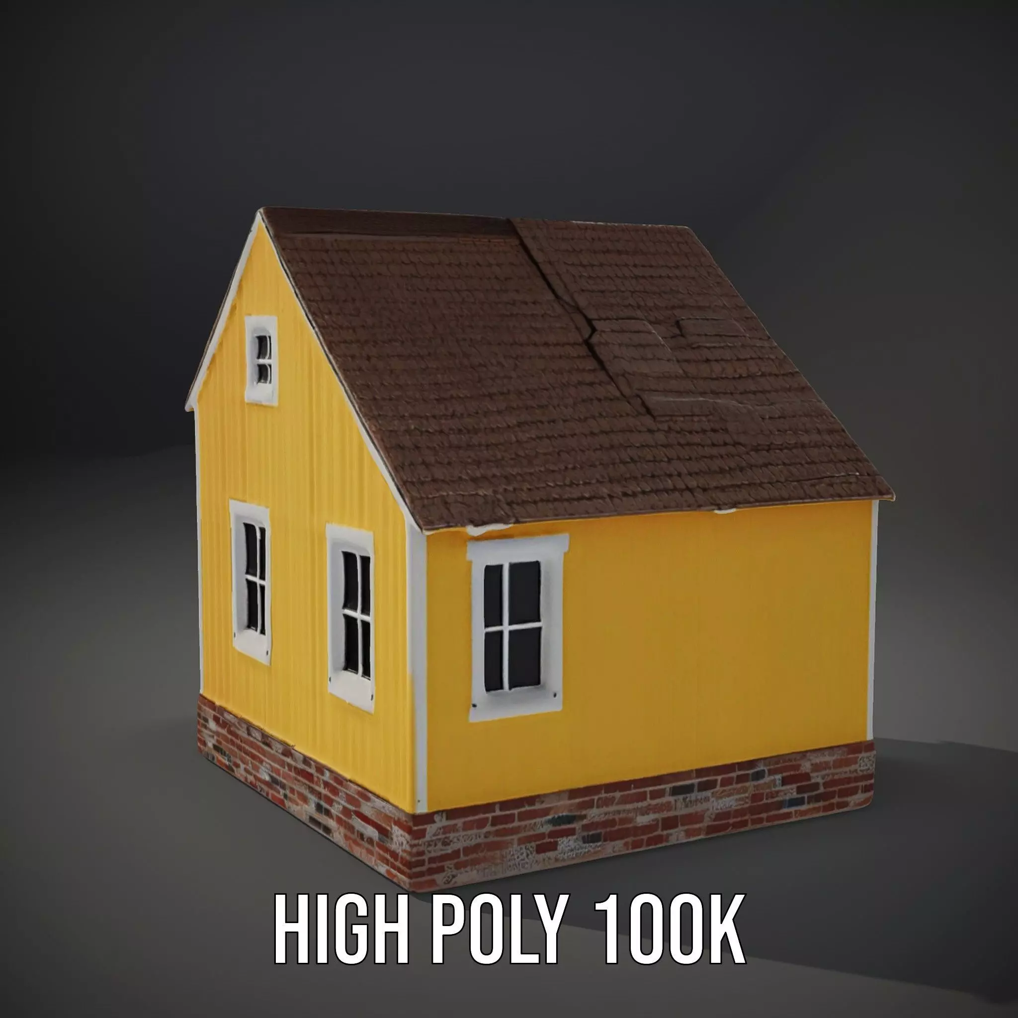Sunny Cottage model pack Low-poly 3D model_11