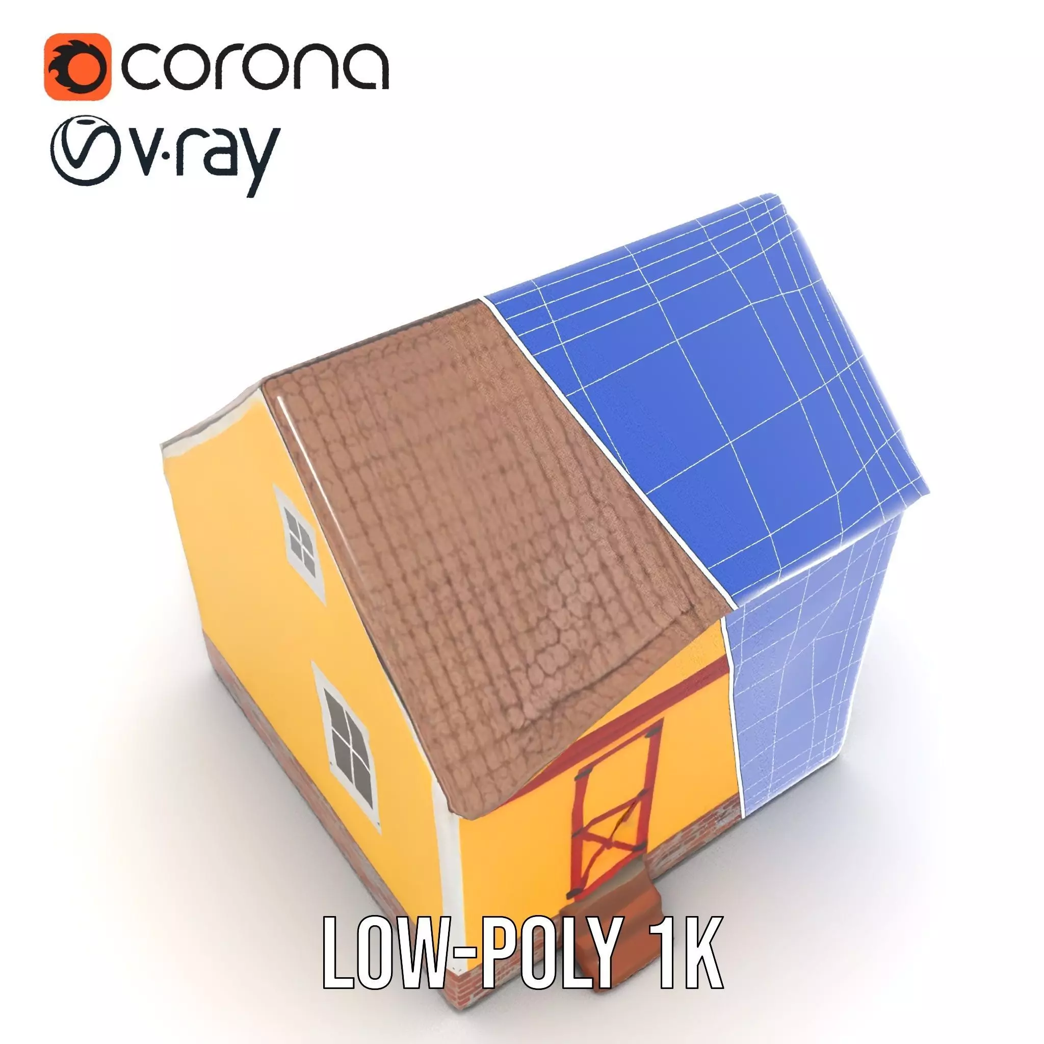 Sunny Cottage model pack Low-poly 3D model_20