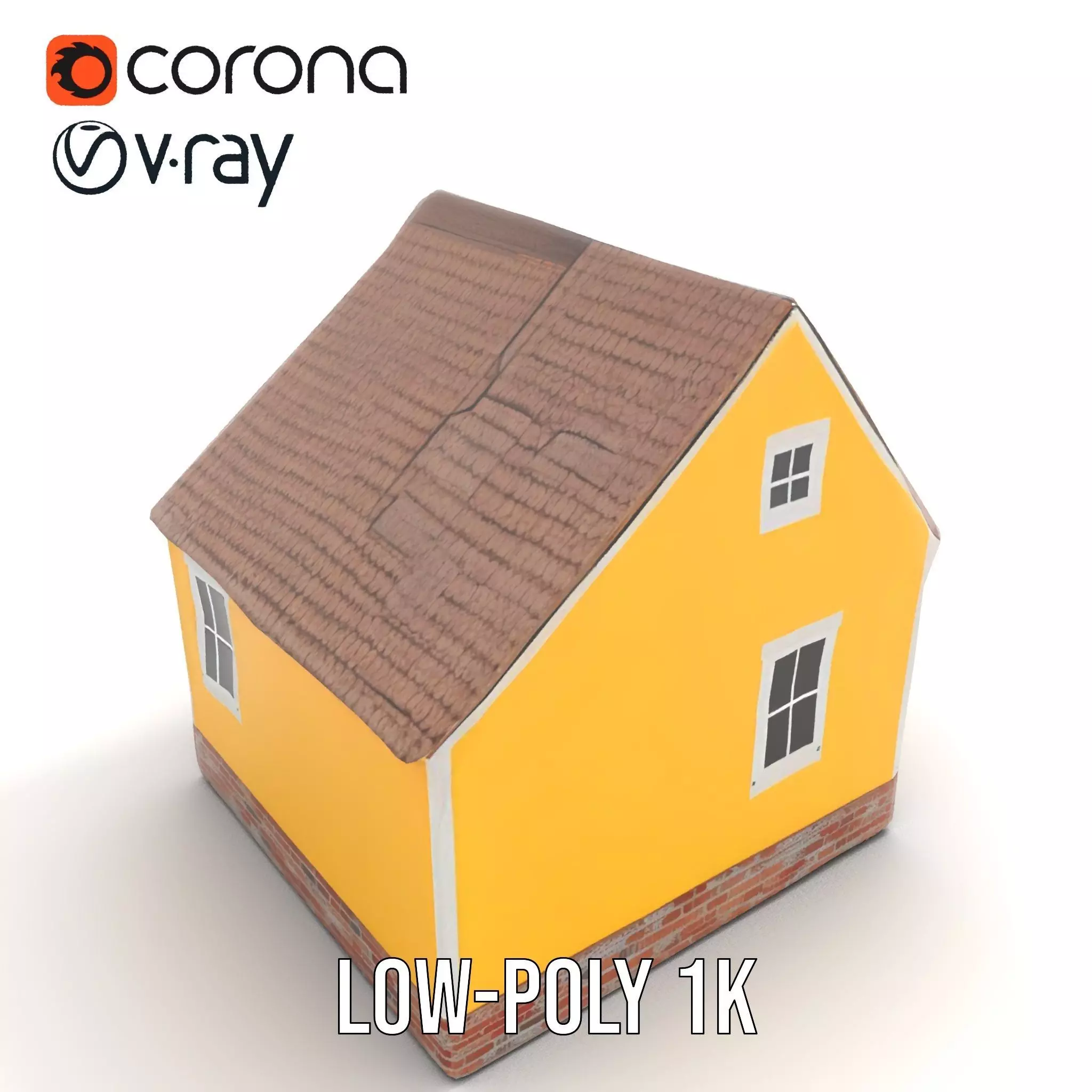 Sunny Cottage model pack Low-poly 3D model_15