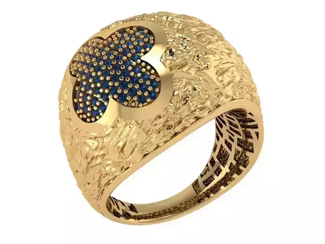 Ready Women Ring STL 3D Models 3D print model