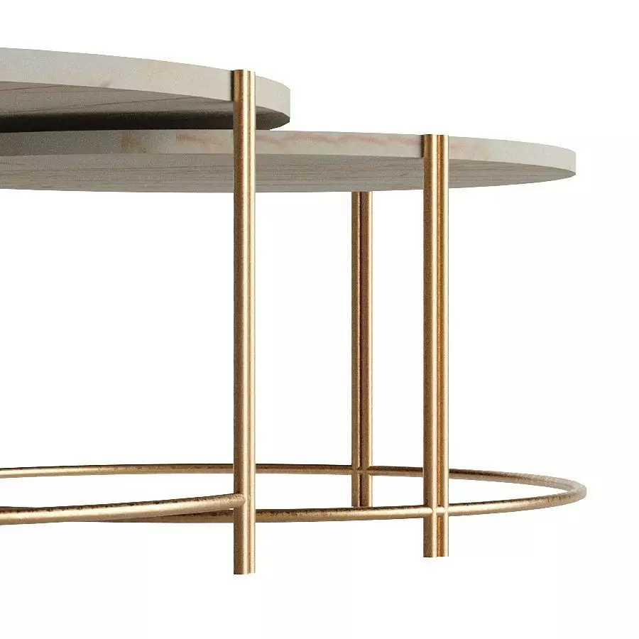 Atlas Twin Nest Coffee Table 3D model_1