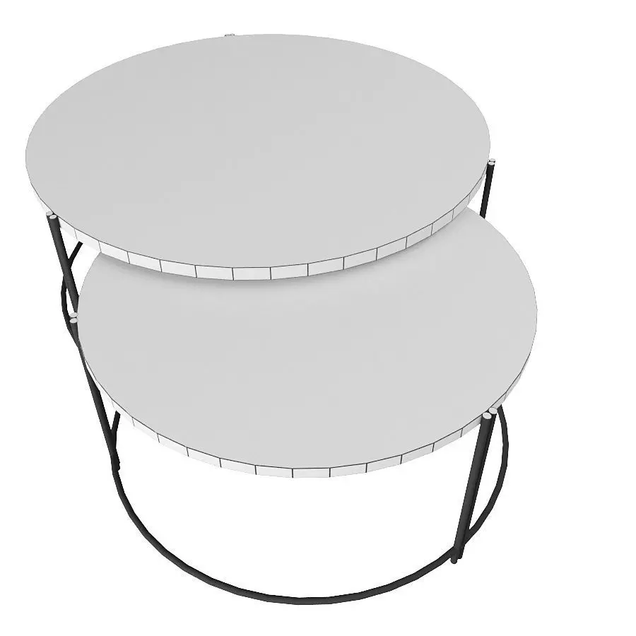 Atlas Twin Nest Coffee Table 3D model_3