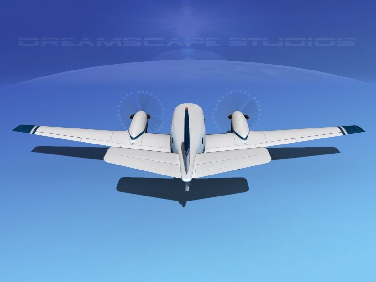 Beechcraft King Air C100 V06 3D model_6