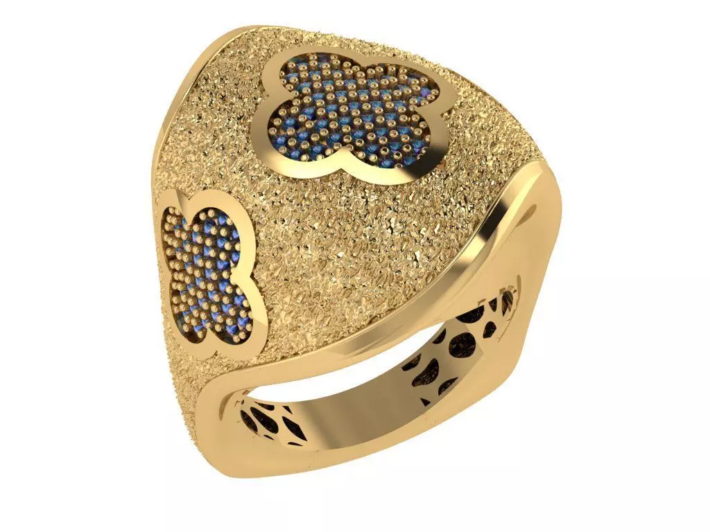 Ready Women Ring STL 3D Models  3D print model_0