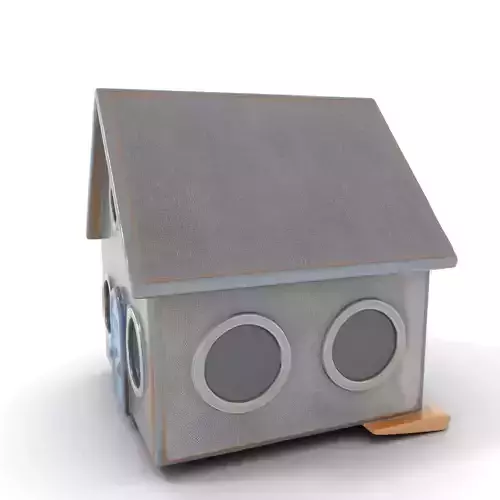Chevron Blue House model pack Low-poly 3D model