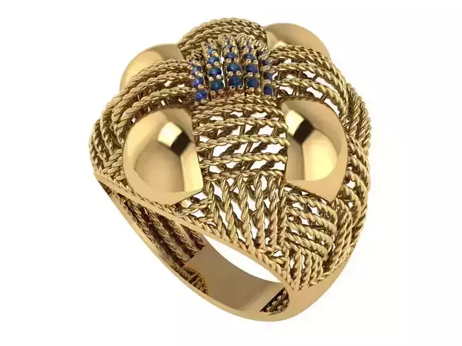 Ready Women Ring STL 3D Models 3D print model