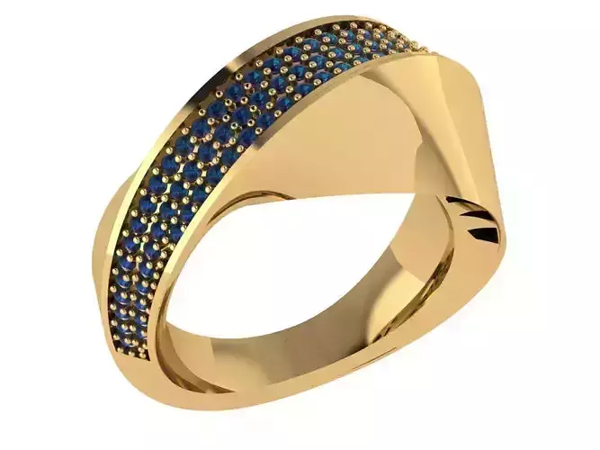 Ready Women Ring STL 3D Models  3D print model