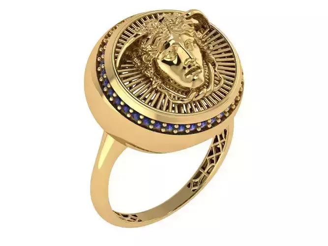 Ready Women Ring STL 3D Models 3D print model