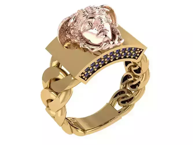 Ready Women Ring STL 3D Models  3D print model