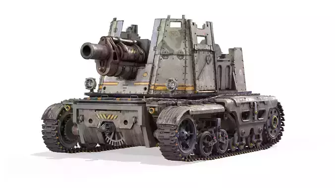 Tank Post Apocalyptic 3D model Tank Post Apocalyptic 3D model