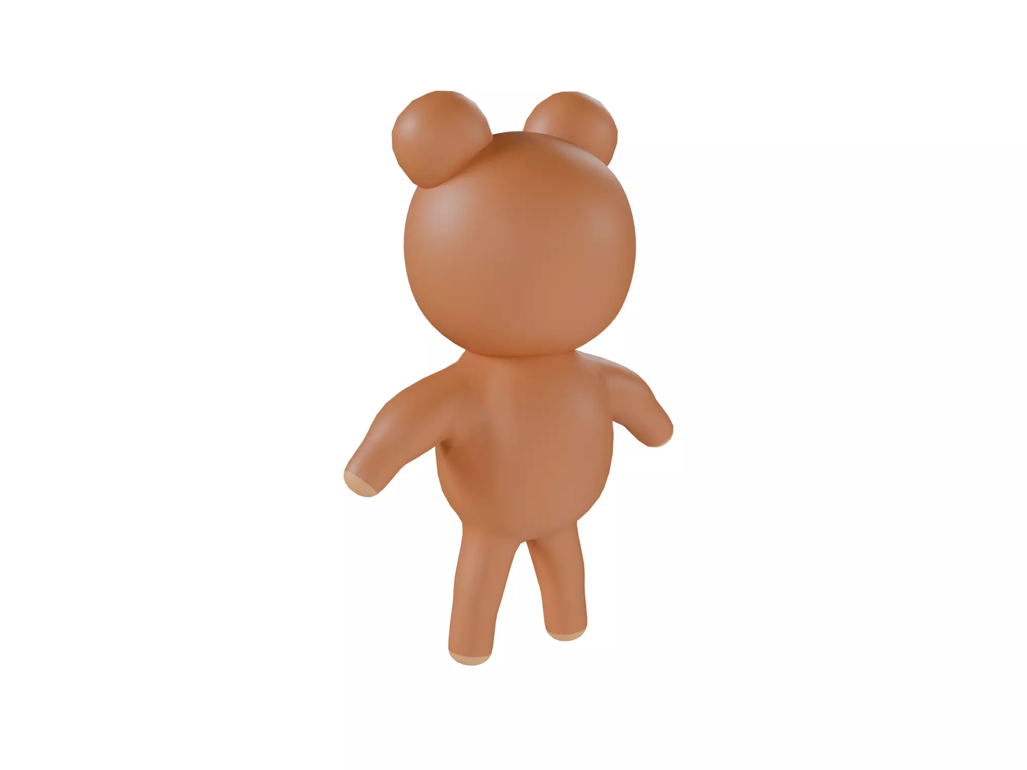 3D model of a cartoon bear Free 3D model_7