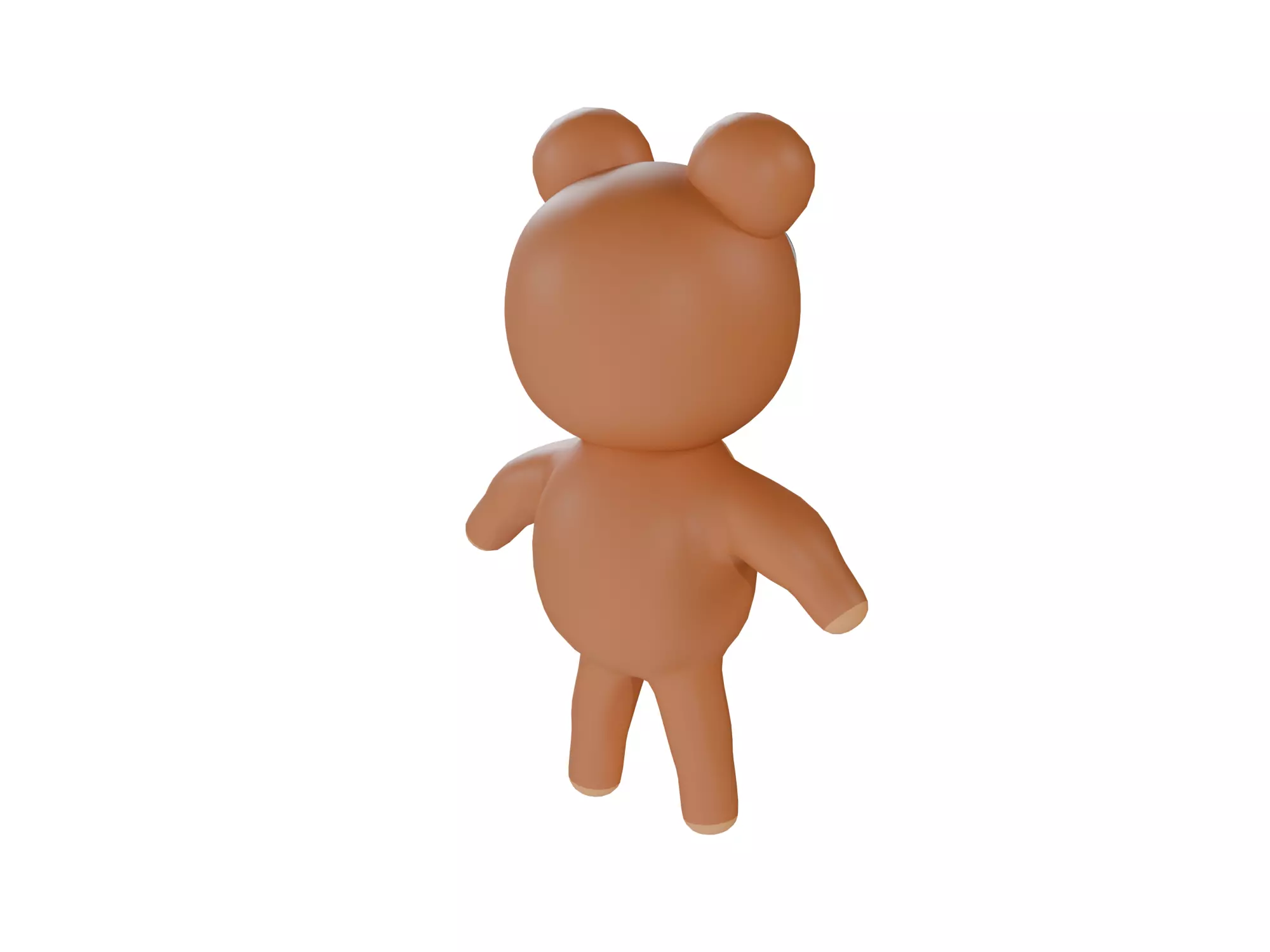 3D model of a cartoon bear Free 3D model_8