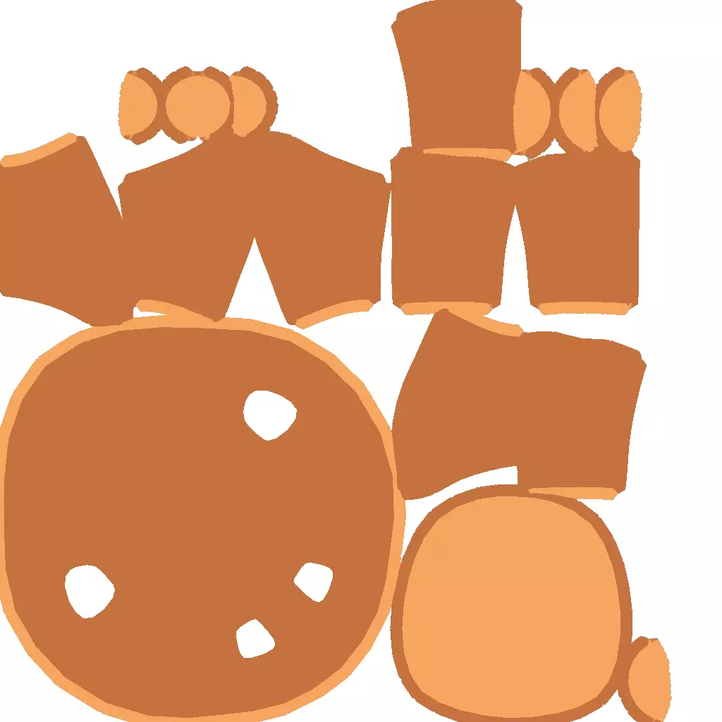 3D model of a cartoon bear Free 3D model_22