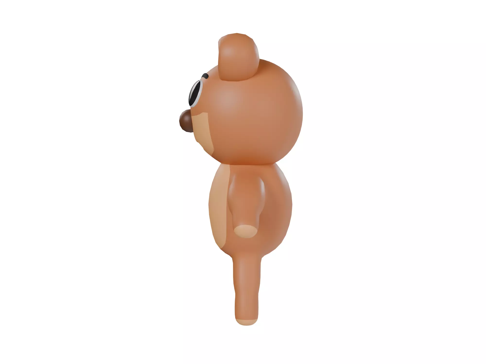 3D model of a cartoon bear Free 3D model_10