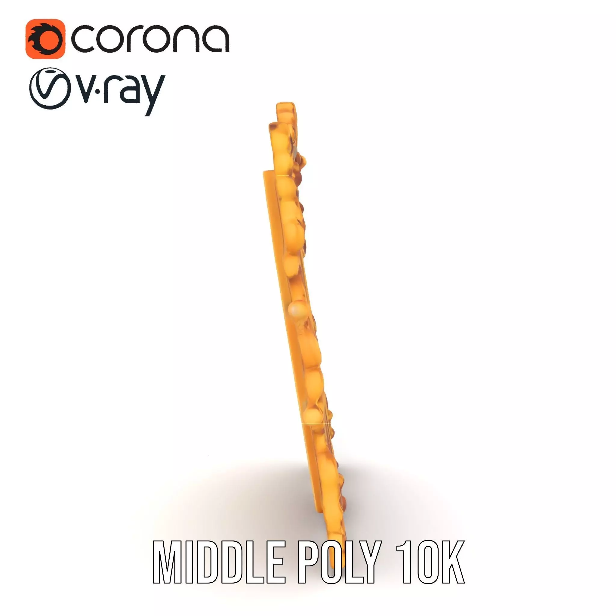 Elegant Gold Frame model pack Low-poly 3D model_28