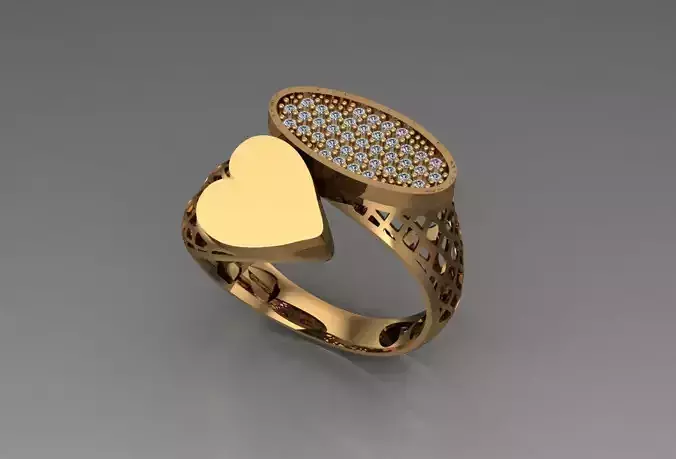 Ready Women Ring STL 3D Models 