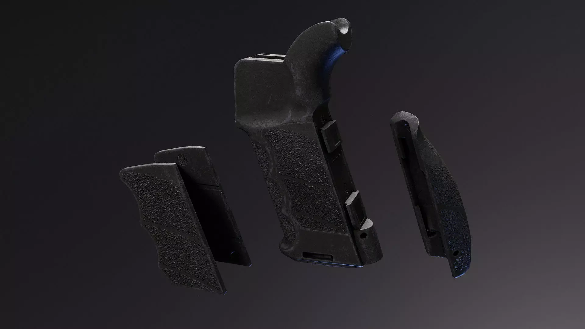 Adaptive Battle Grip Low-poly 3D model_6