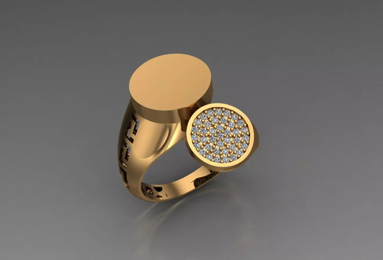 Ready Women Ring STL 3D Models  3D print model_0