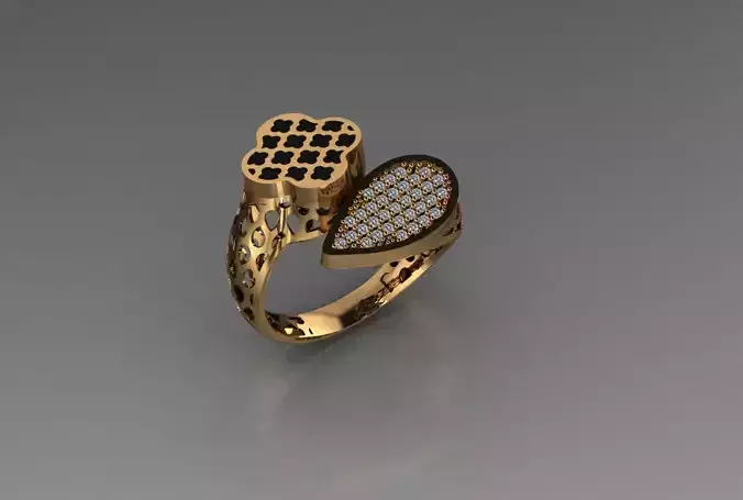 Ready Women Ring STL 3D Models 