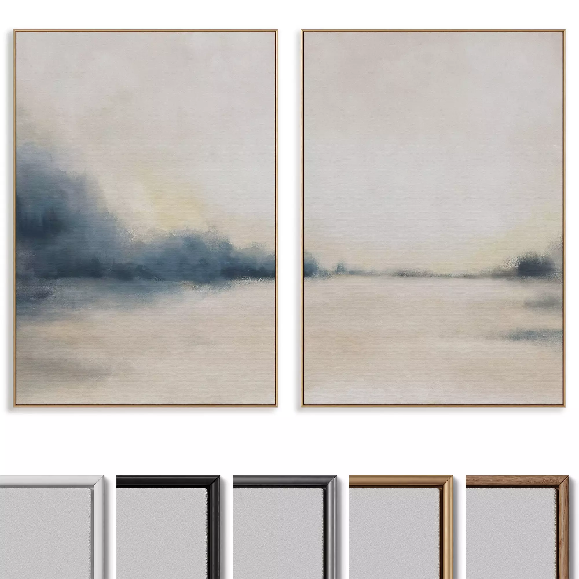 Abstract Painting Frame set 3D model_1