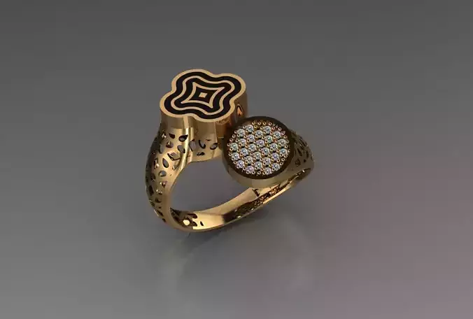Ready Women Ring STL 3D Models 