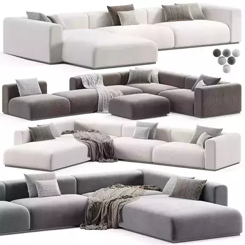Mahe Sectional sofa by Braid