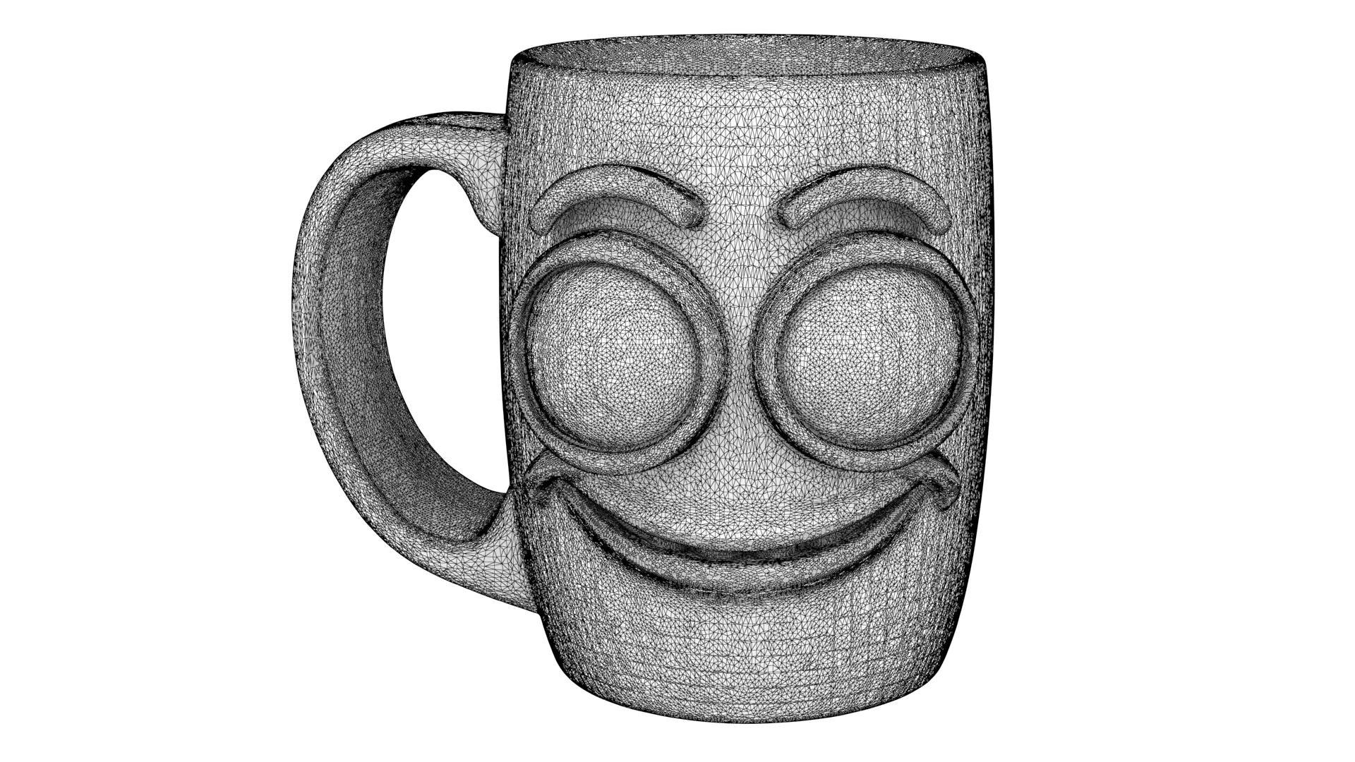 Mug smiling 02 3D model_9