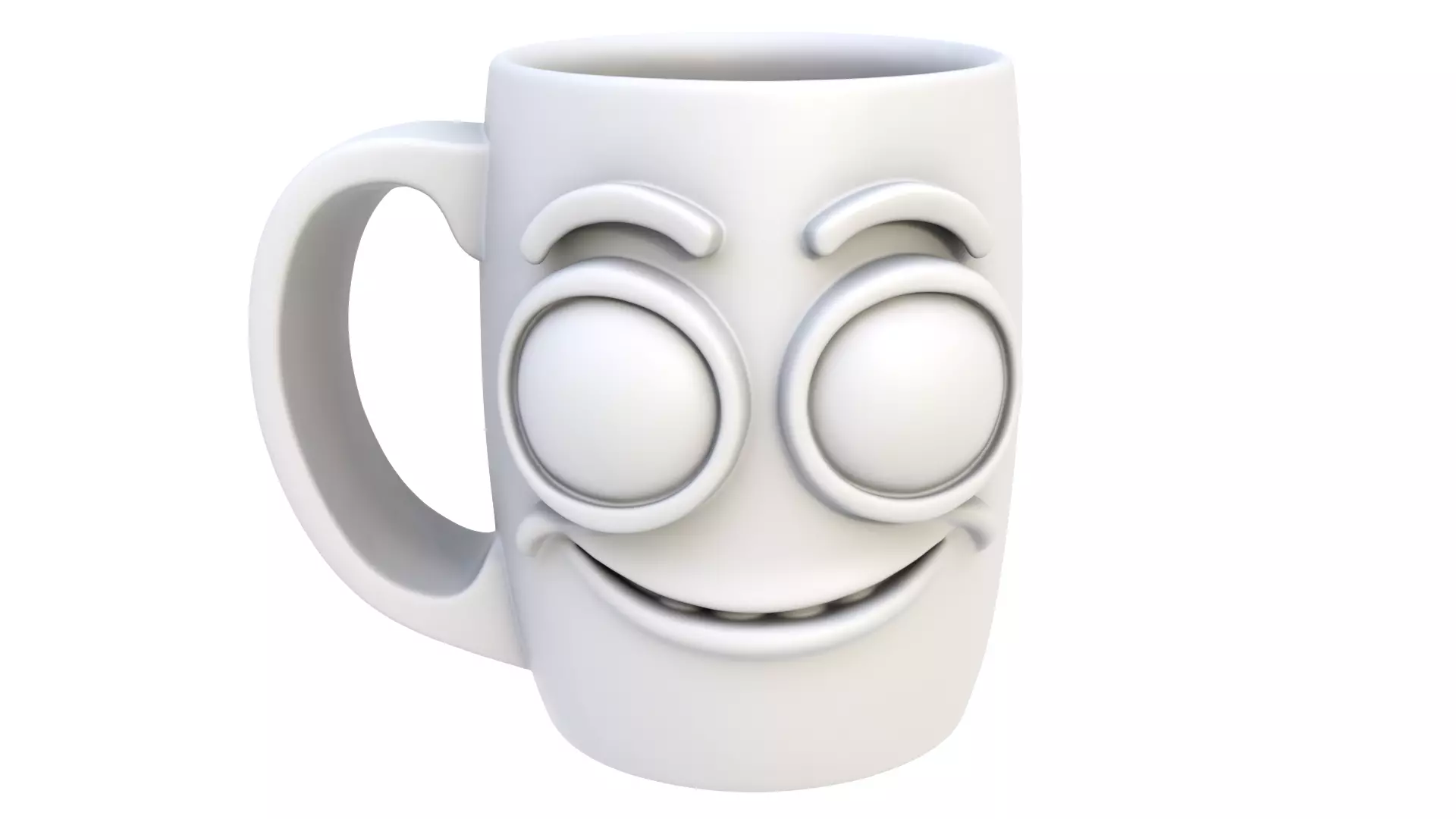 Mug smiling 02 3D model_6