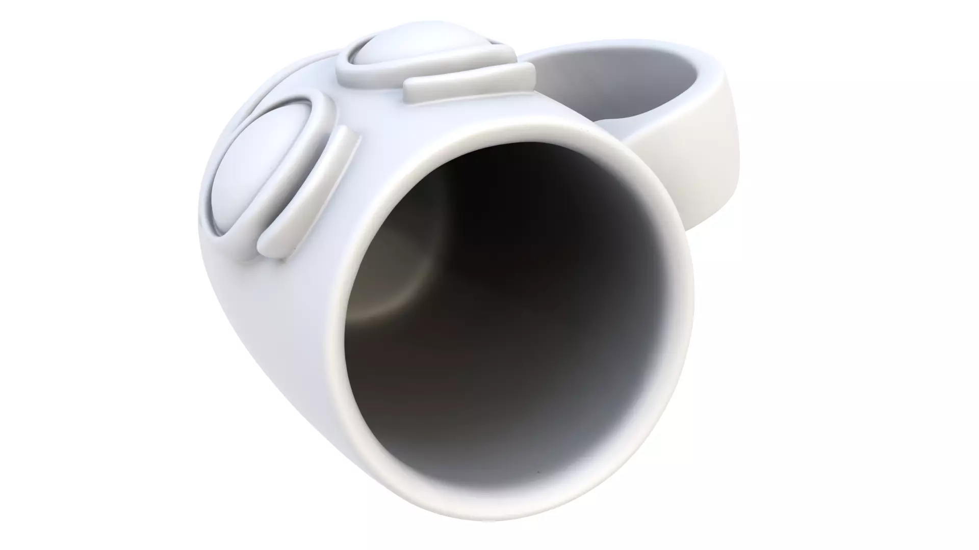 Mug smiling 02 3D model_7