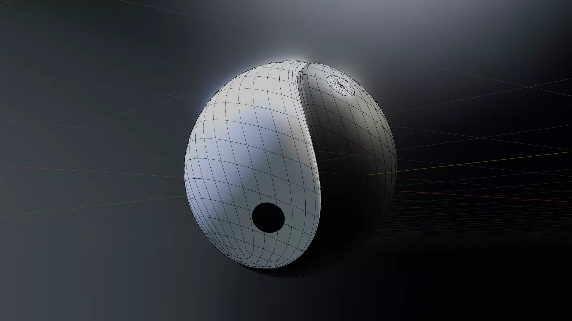 Yin Yang Symbol   3D Printable Connected Model 3D print model_2