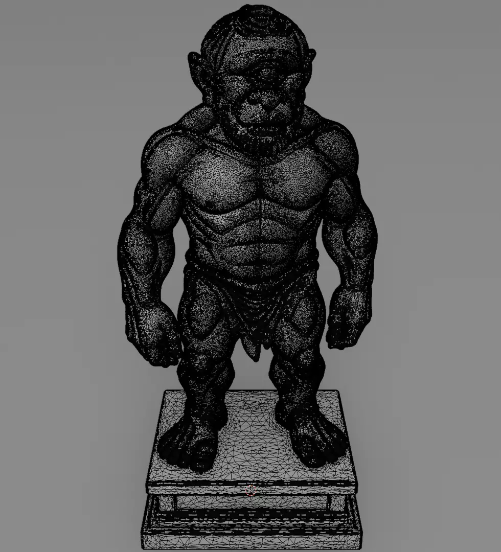 Cyclops figurine 3D model for 3D printing 3D print model_11