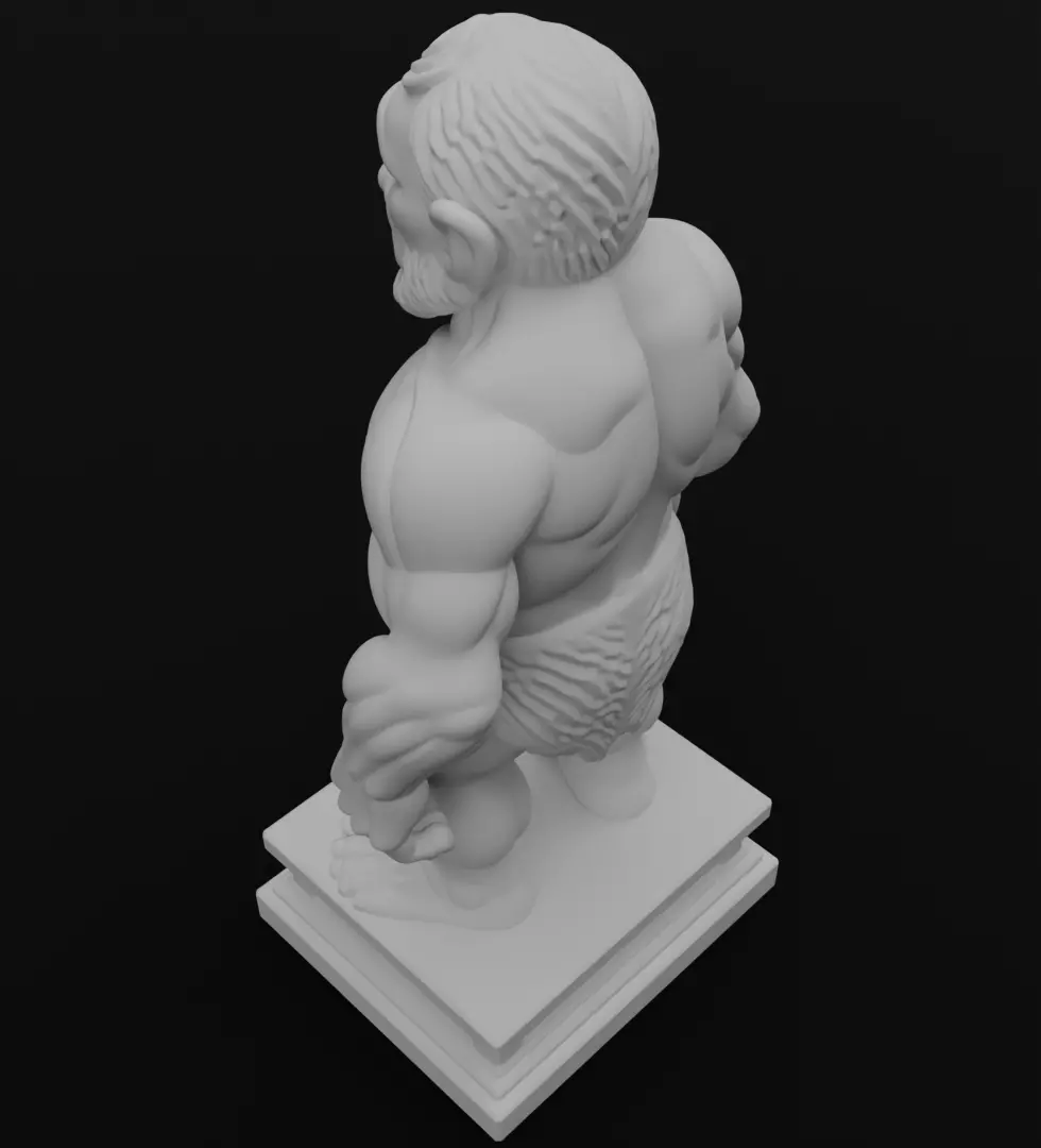 Cyclops figurine 3D model for 3D printing 3D print model_9